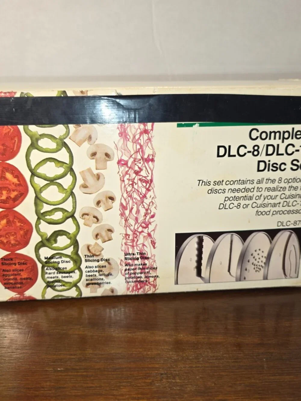Cuisinart DLC-8 / DLC-10 accessory set containing multiple stainless steel